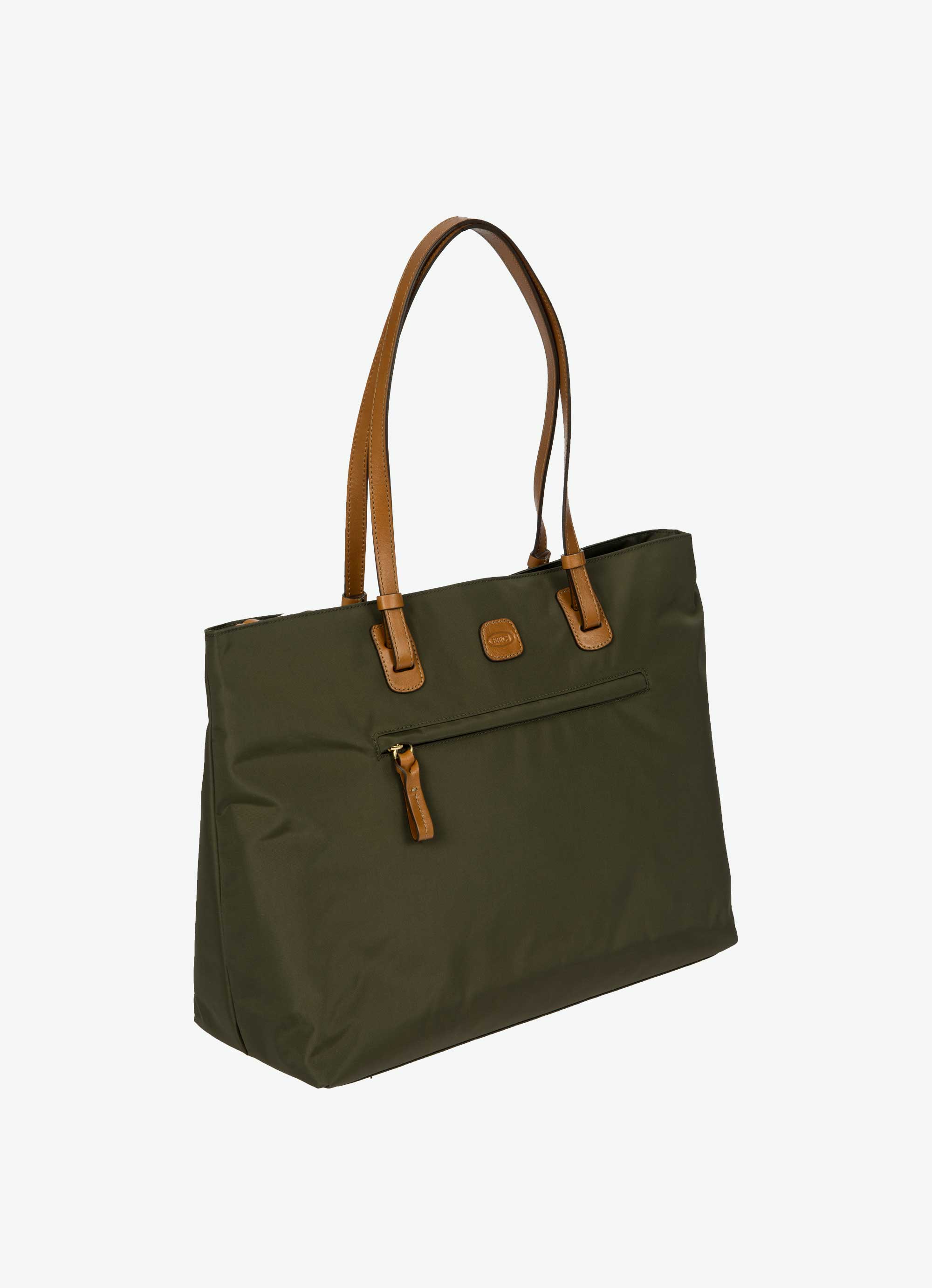 Borsa shopper in nylon con dettagli in pelle Bric's X-Travel