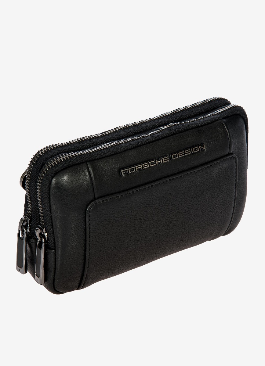 Piccola borsa da viaggio in pelle Roadster Leather Travel Pouch