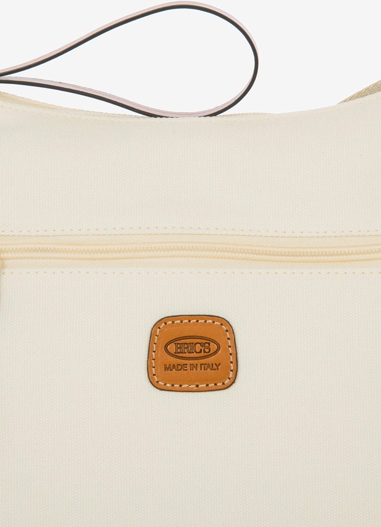 Coated canvas cotton shoulderbag small Martina - Bric's