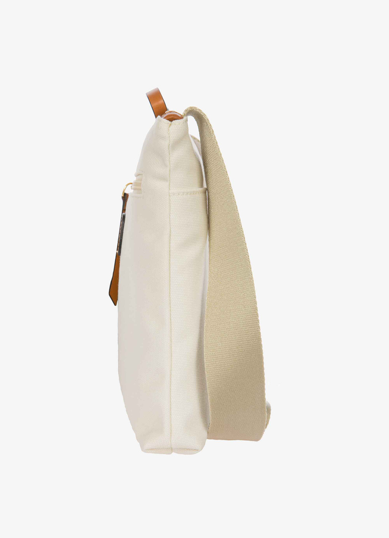 Coated canvas cotton shoulderbag slim Emma - Bric's