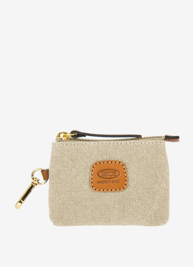 Mini pouch in canvas di cotone con gancetto - Pouches | Bric's