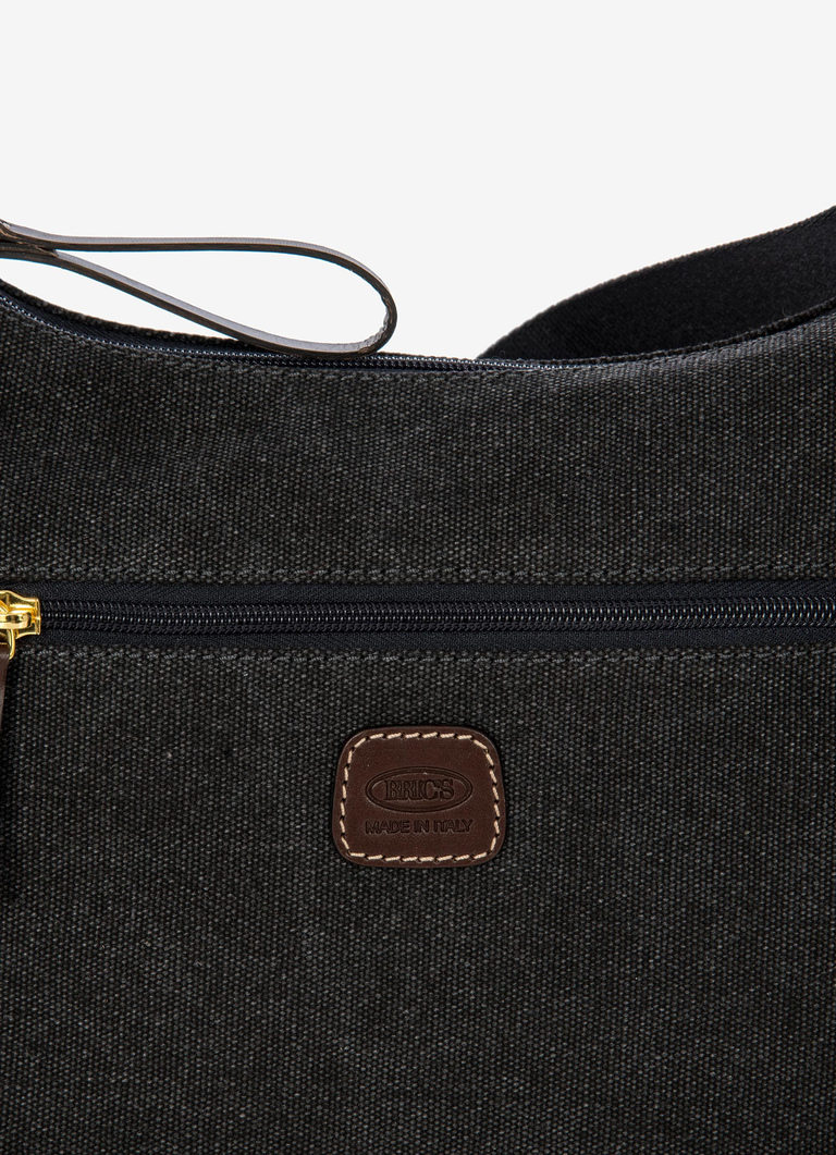 Coated canvas cotton shoulderbag small Martina - Bric's