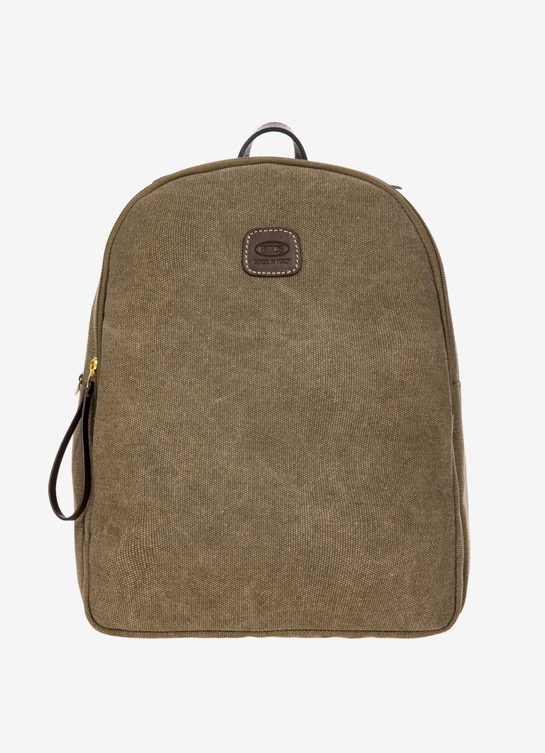 Coated canvas cotton small backpack Serena - Bric's