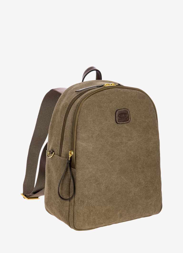Coated canvas cotton small backpack Serena - Bric's