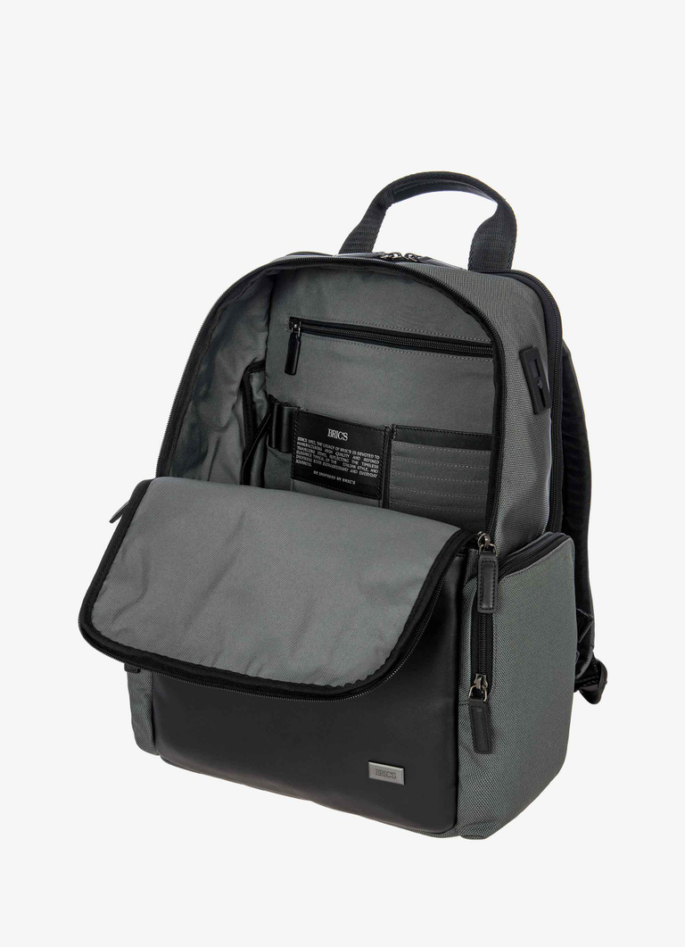 Business backpack L expandable with device compartment and usb plug-in - Bric's