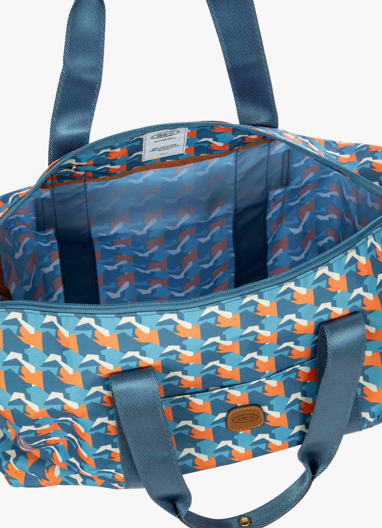 Mittelgroße faltbare 2-in-1-Reisetasche aus recyceltem Nylon - Bric's
