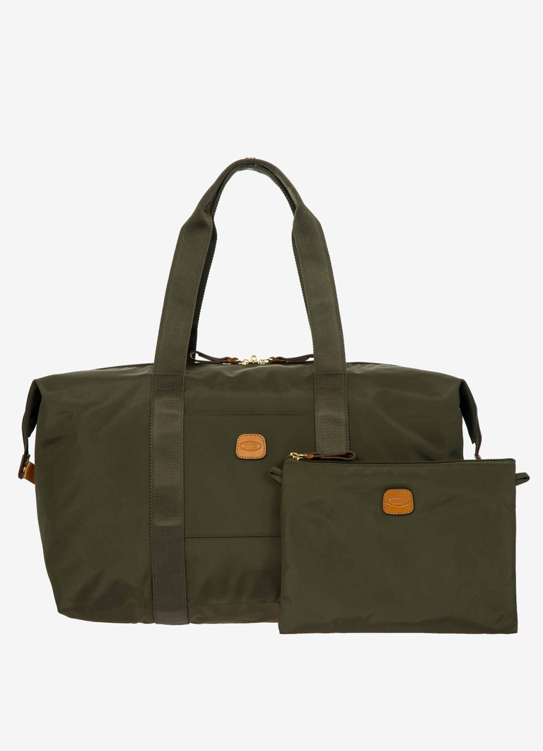 Recycled nylon holdall medio 2in1 foldable - Bric's