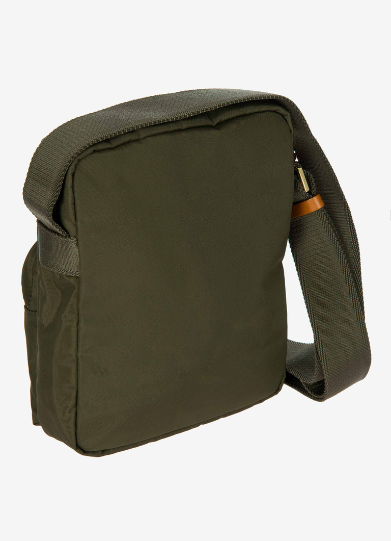 Sacoche à bandoulière en nylon avec détails en cuir Bric's X-Bag - Bric's