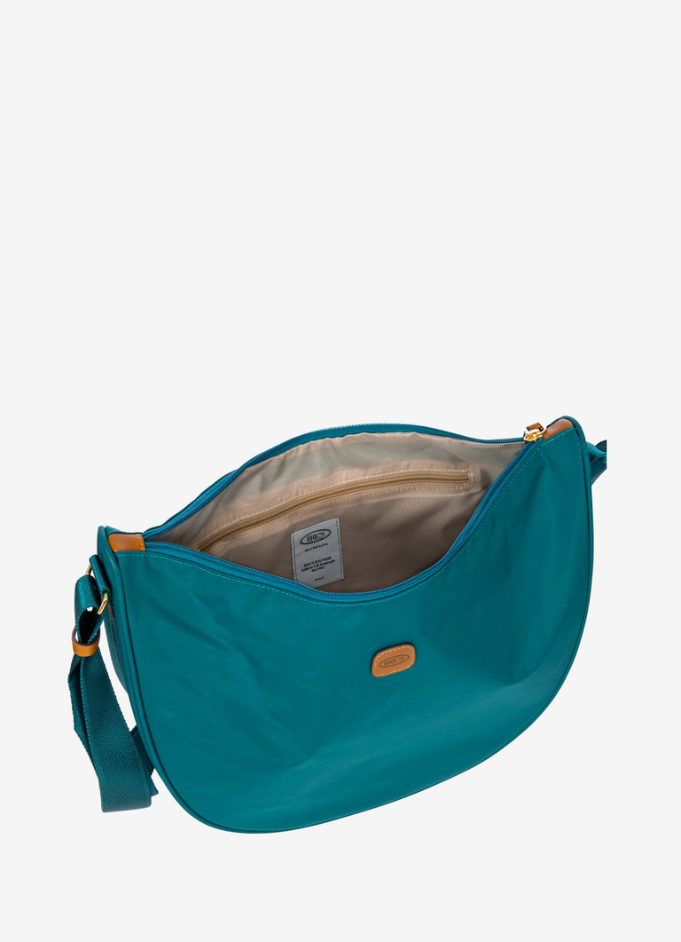 Grand sac bandoulière demi-lune en nylon - Bric's