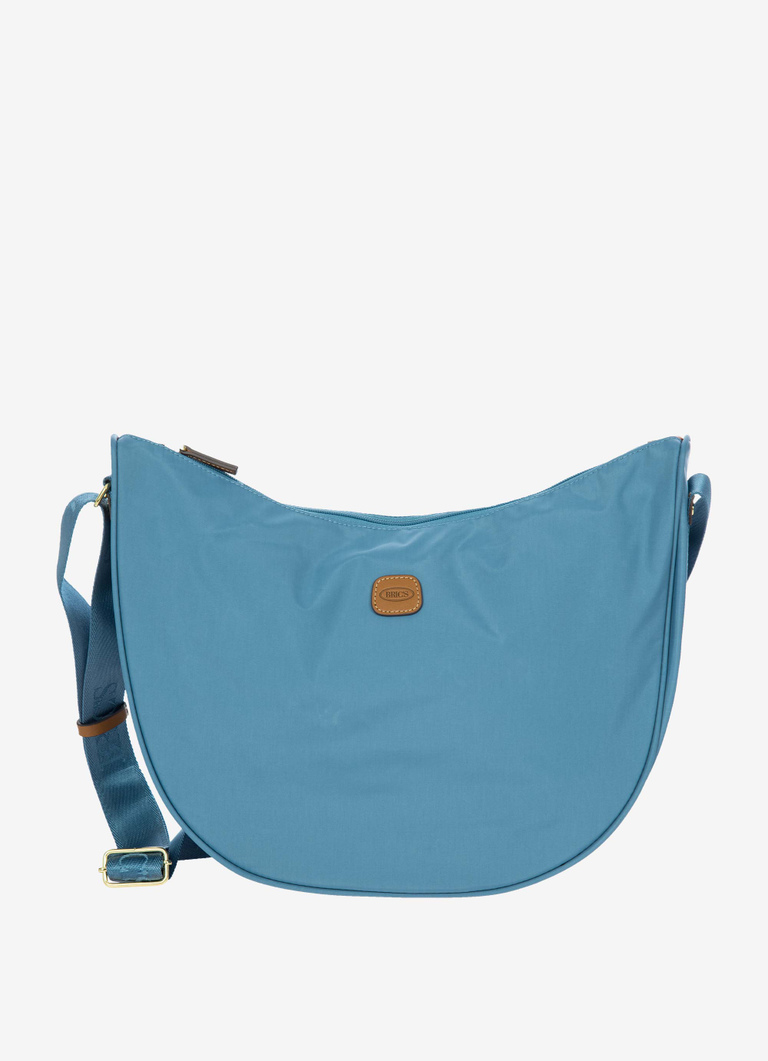 Grand sac bandoulière demi-lune en nylon - X-Collection | Bric's