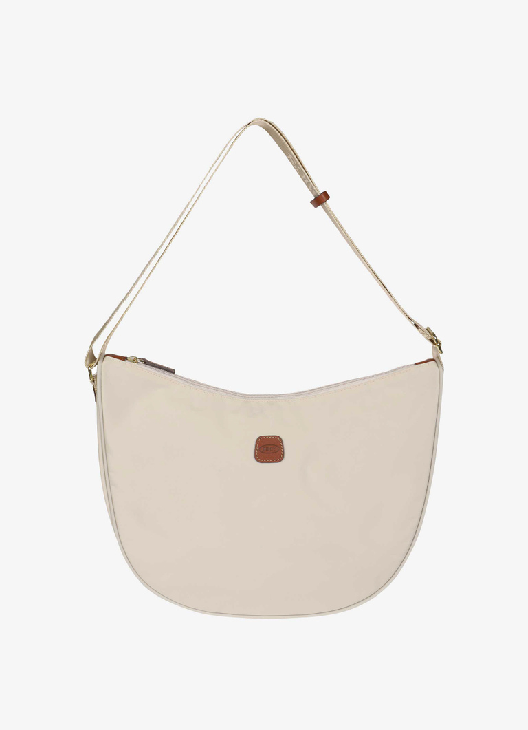 Grand sac bandoulière demi-lune en nylon - Sacs porté épaule | Bric's