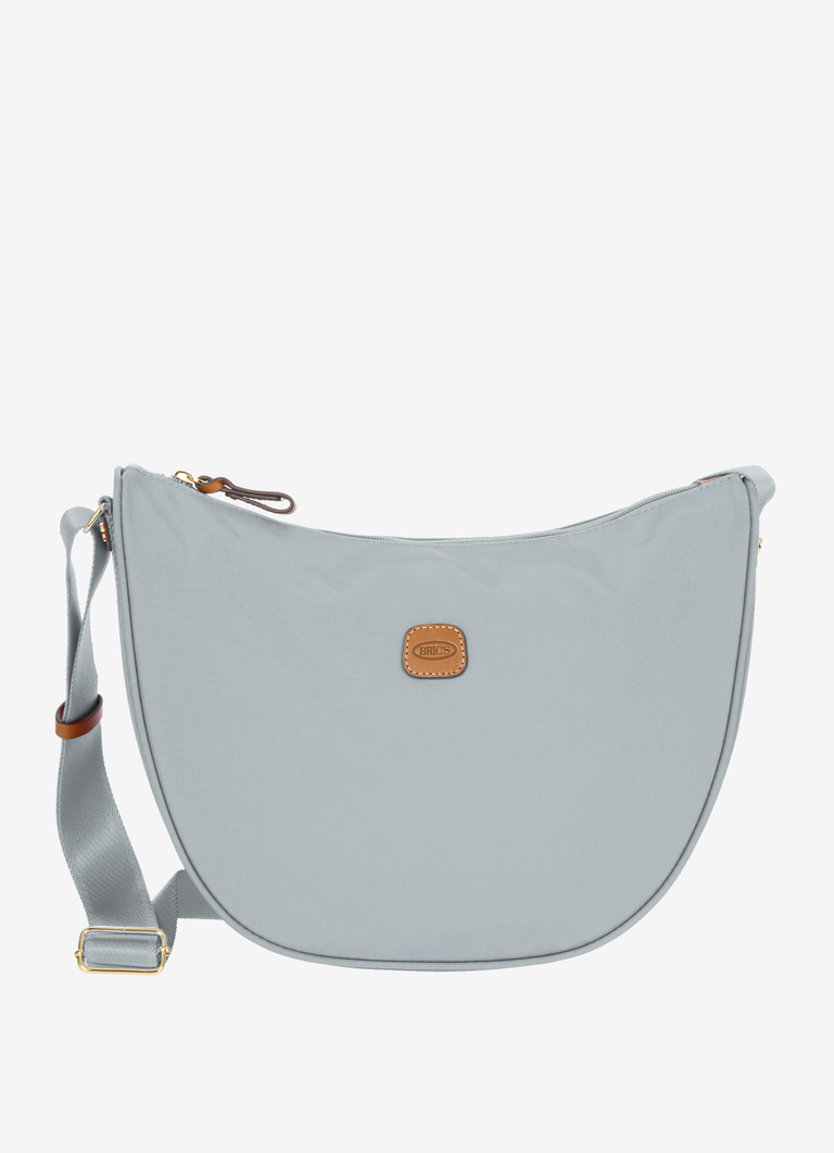 Petit sac à bandoulière demi-lune en nylon - X-Bag | Bric's
