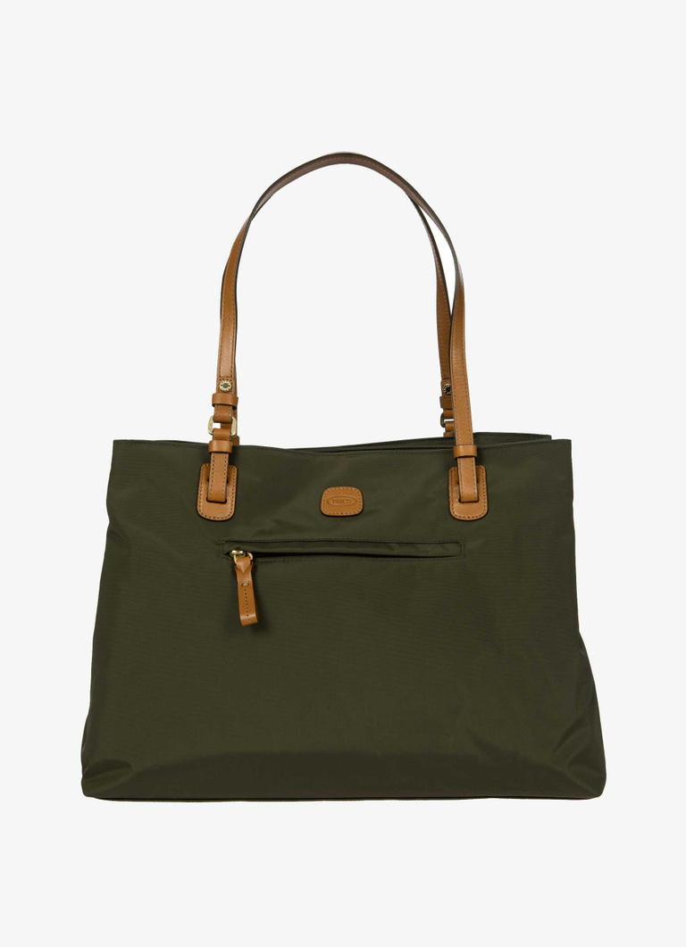Großer Shopper aus Nylon und Details aus Leder Bric's X-Bag | Bric's