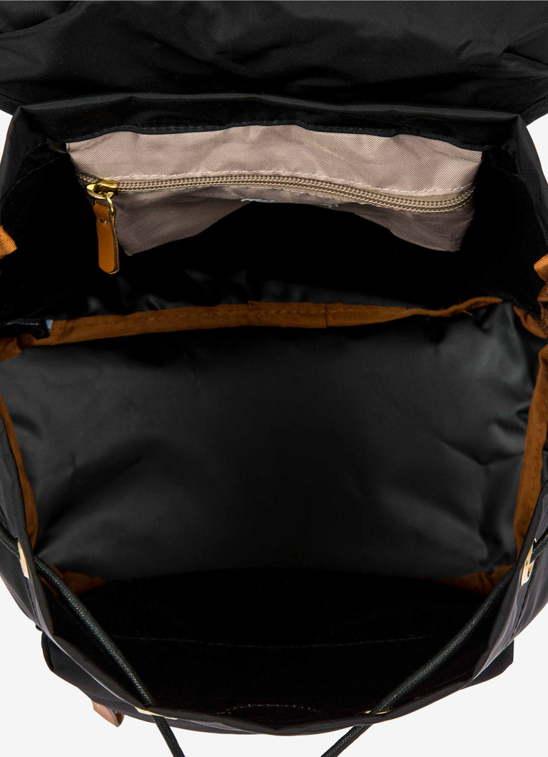 Mittelgroßer leichter Rucksack aus Nylon und Leder Bric's X-Travel - Bric's