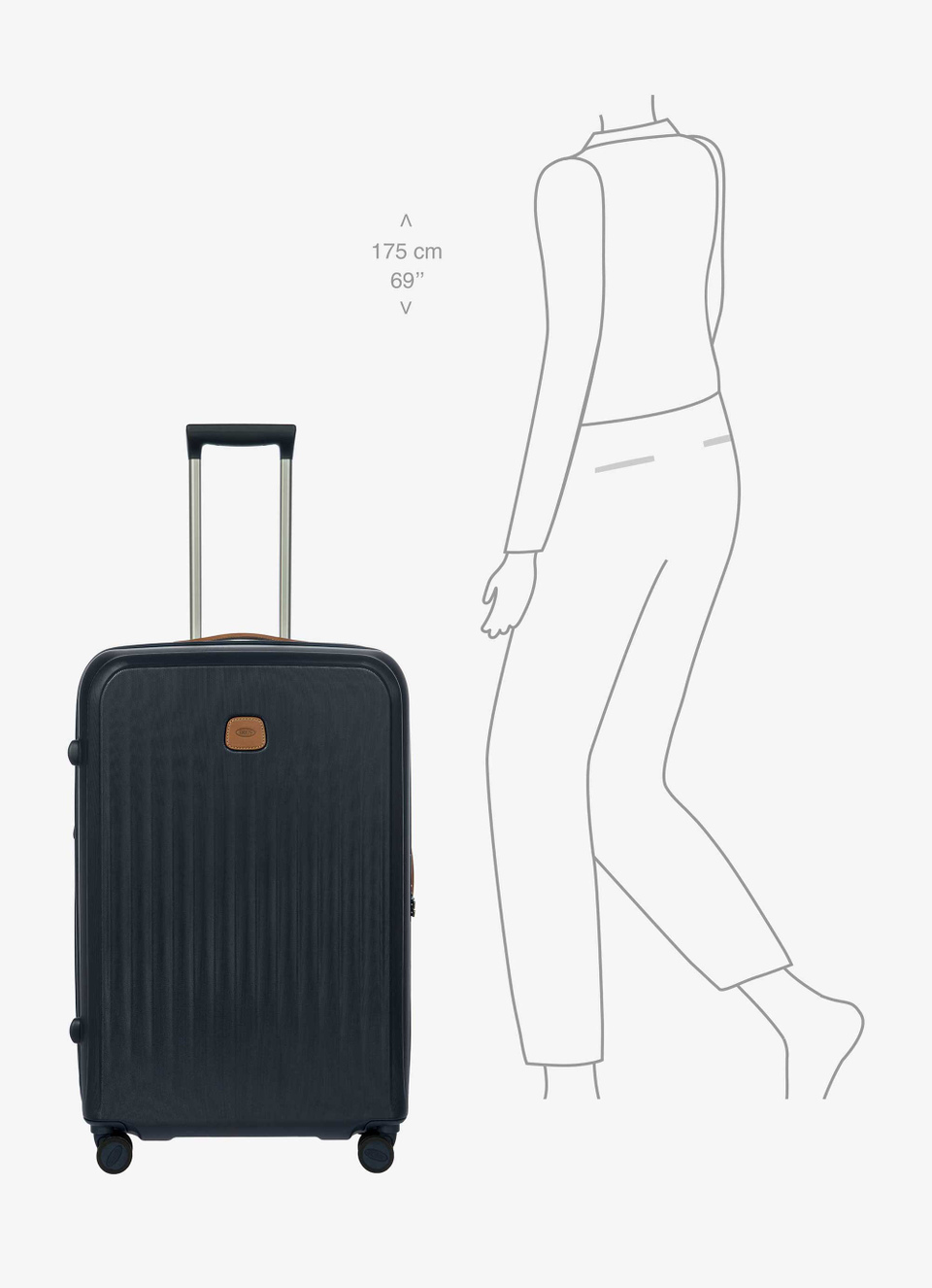Taormina ultra-light large trolley - Bric's