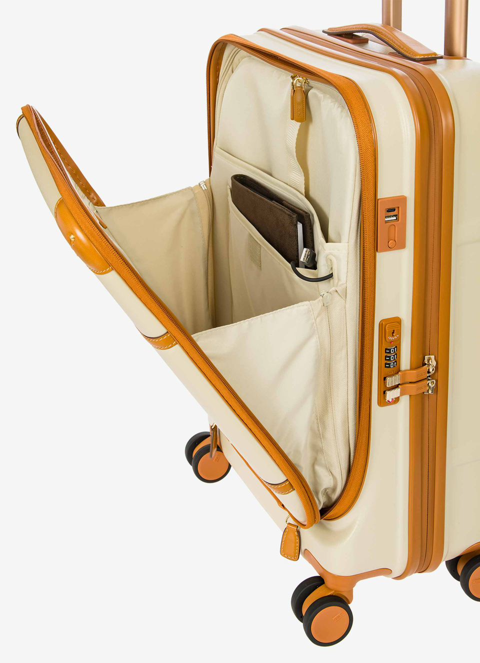 Trolley cabine business avec porte pc et usb Bellagio - Bric's