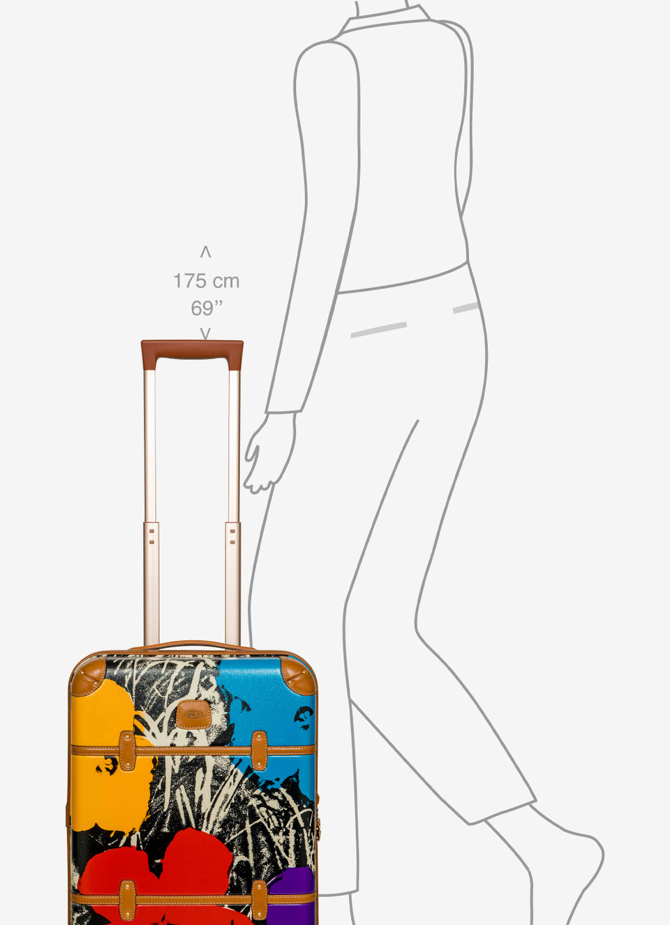 Limited Edition Andy Warhol x Bric's Cabin trolley - Bric's