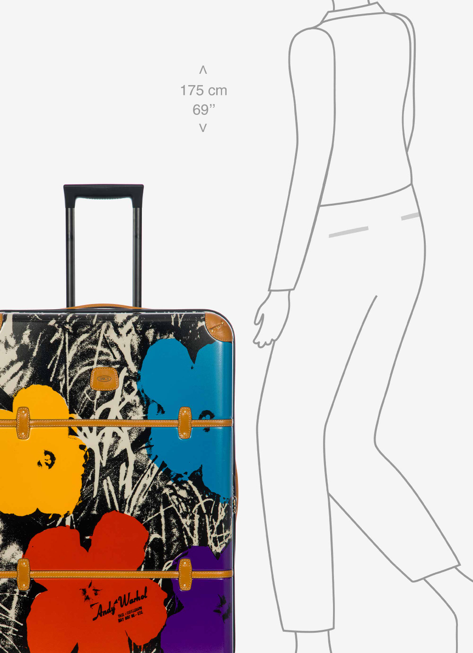 Trolley grand format Andy Warhol pour Bric’s Édition limitée - Bric's