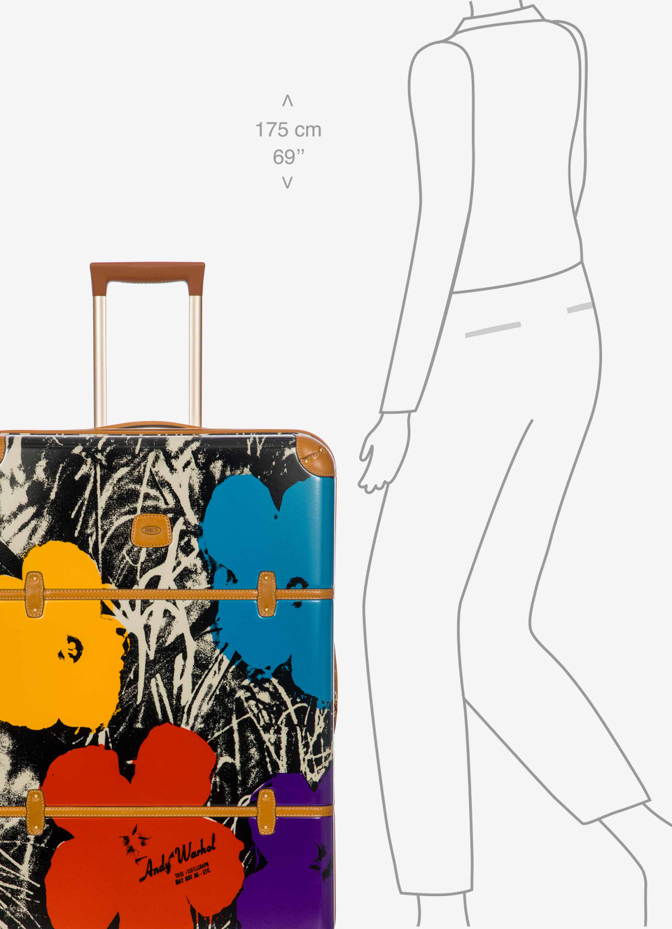 Limited Edition Andy Warhol x Bric's Large trolley - Bric's