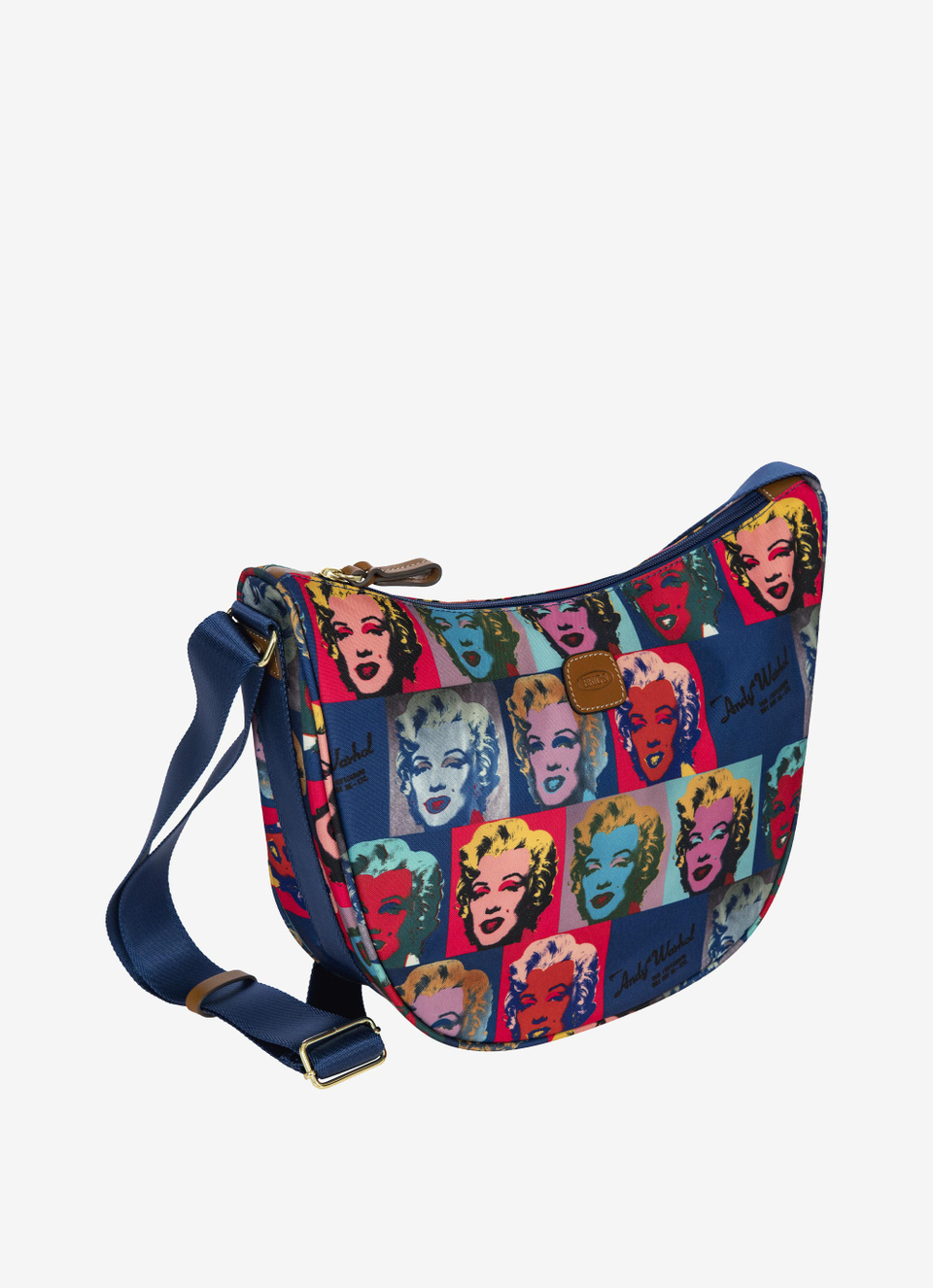 Bandolera media luna pequeña Andy Warhol x Bric's Colección Especial - Bric's