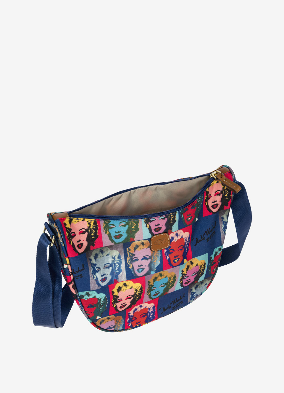 Bandolera media luna pequeña Andy Warhol x Bric's Colección Especial - Bric's