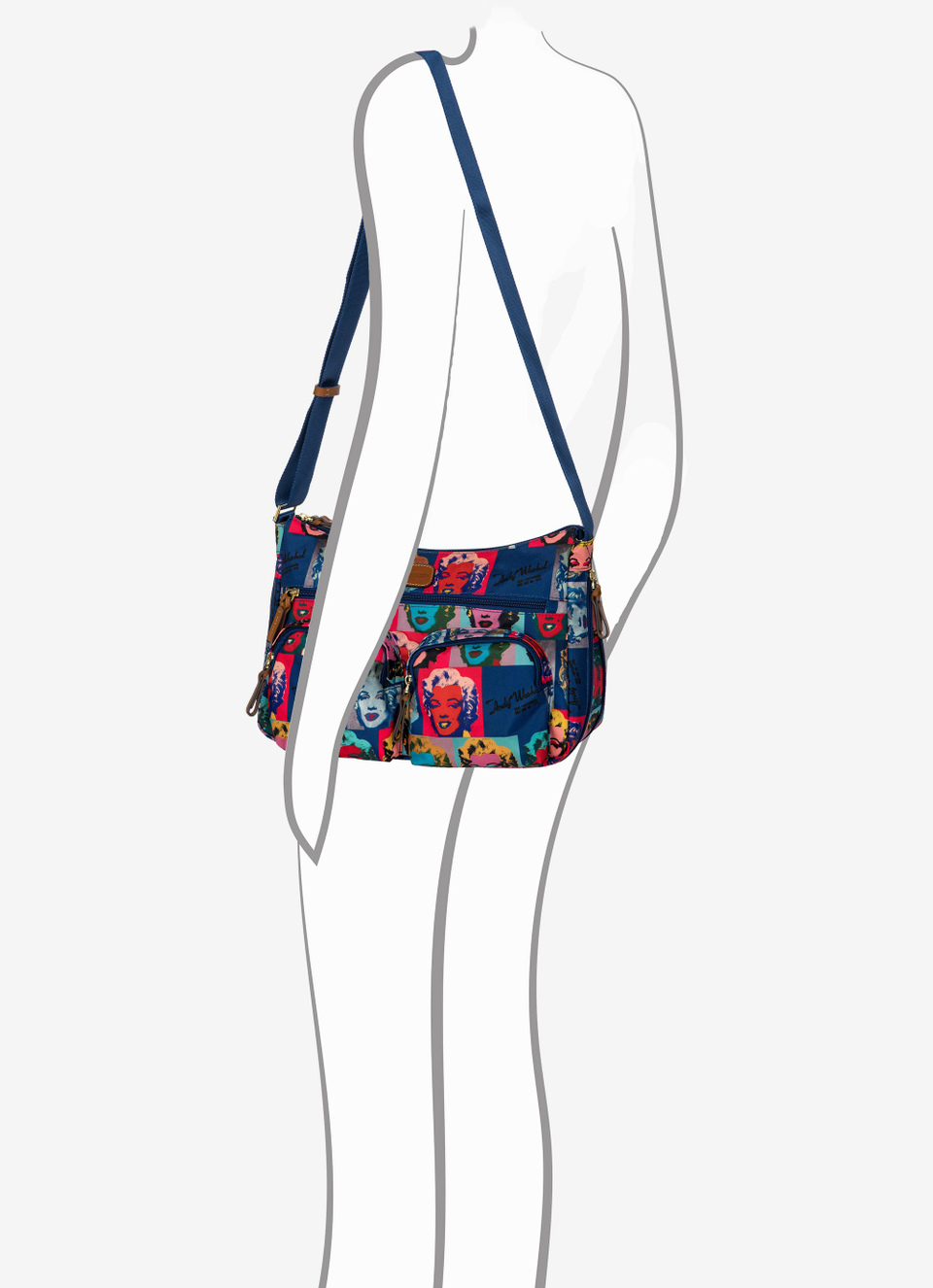 Special Collection Andy Warhol x Bric's Expandalble Shoulderbag - Bric's