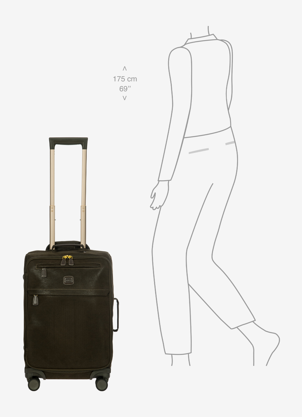 Bric's 21 inch ultra-lightweight carry-on trolley - Bric's