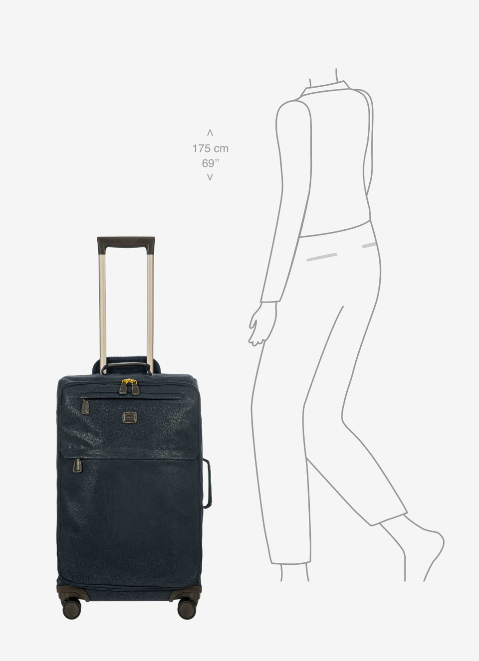 Bric's 25 inch ultra-lightweight carry-on trolley - Bric's