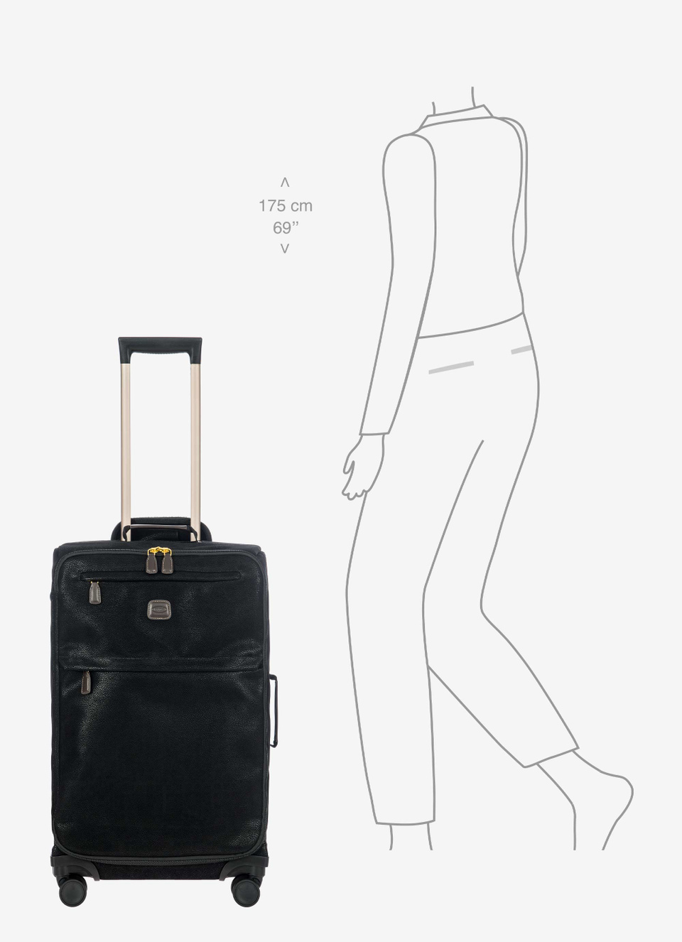 Bric's 25 inch ultra-lightweight carry-on trolley - Bric's