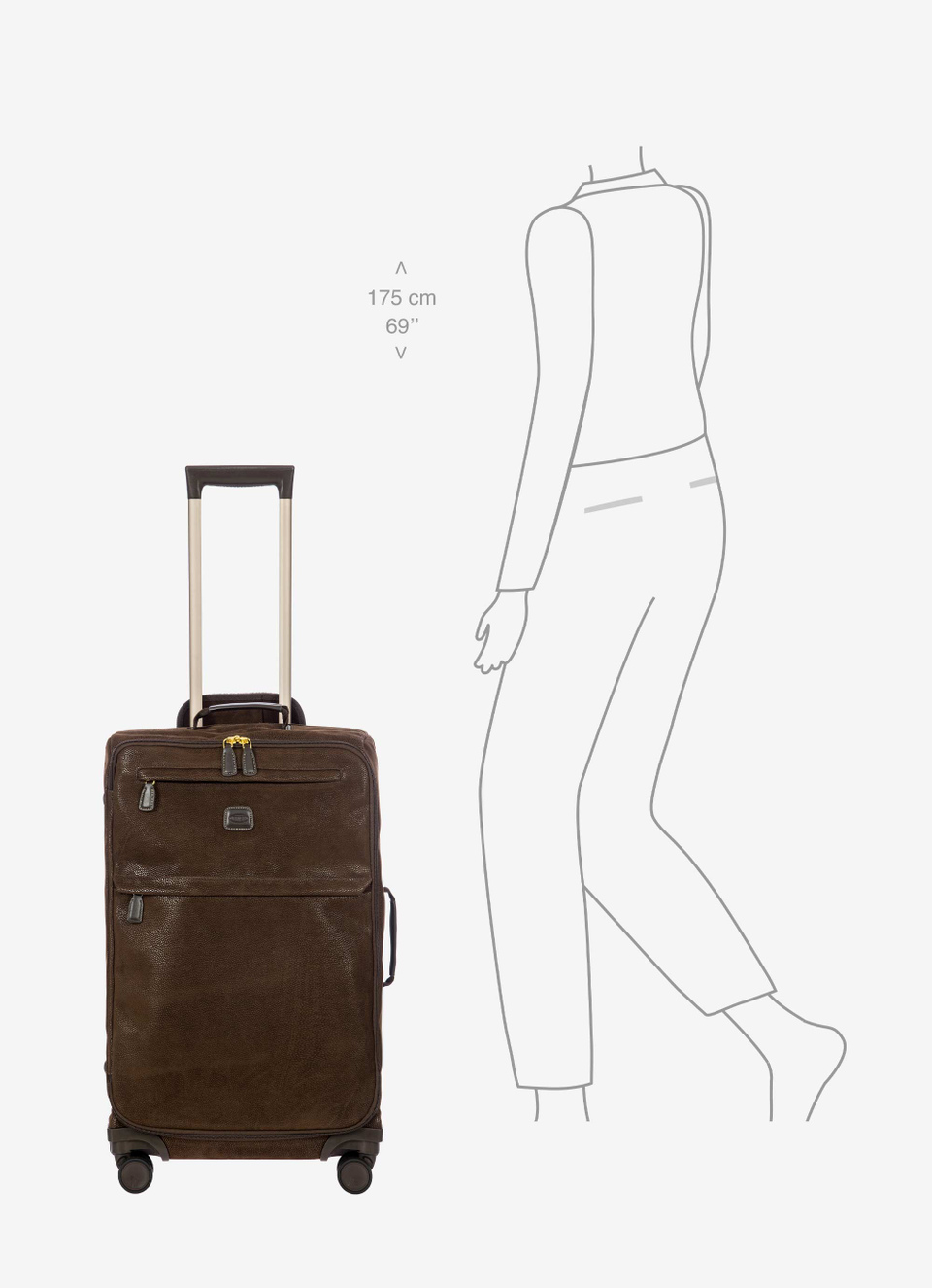 Bric's 25 inch ultra-lightweight carry-on trolley - Bric's
