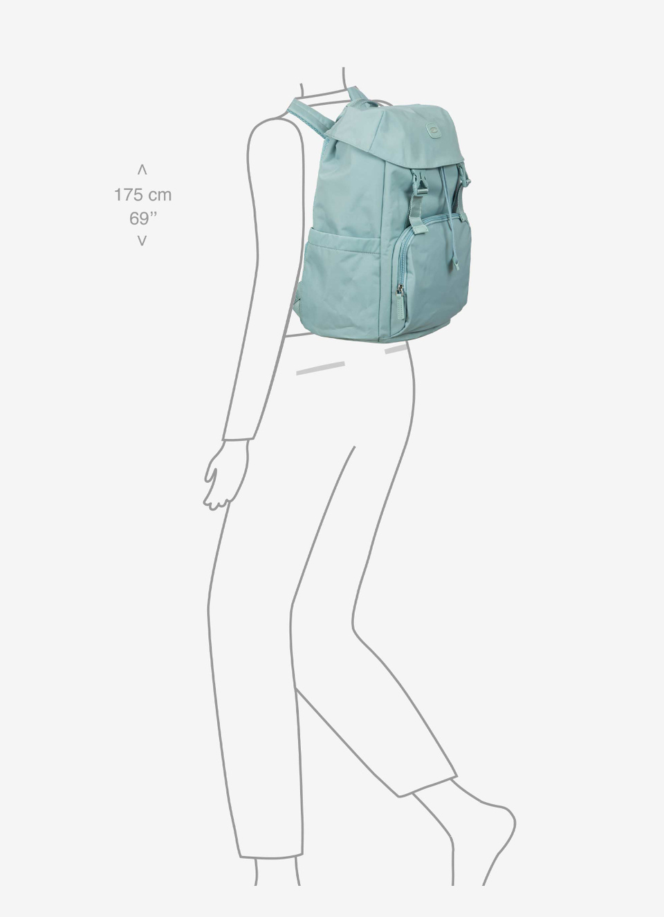 Monochrome backpack with computer compartment - Bric's
