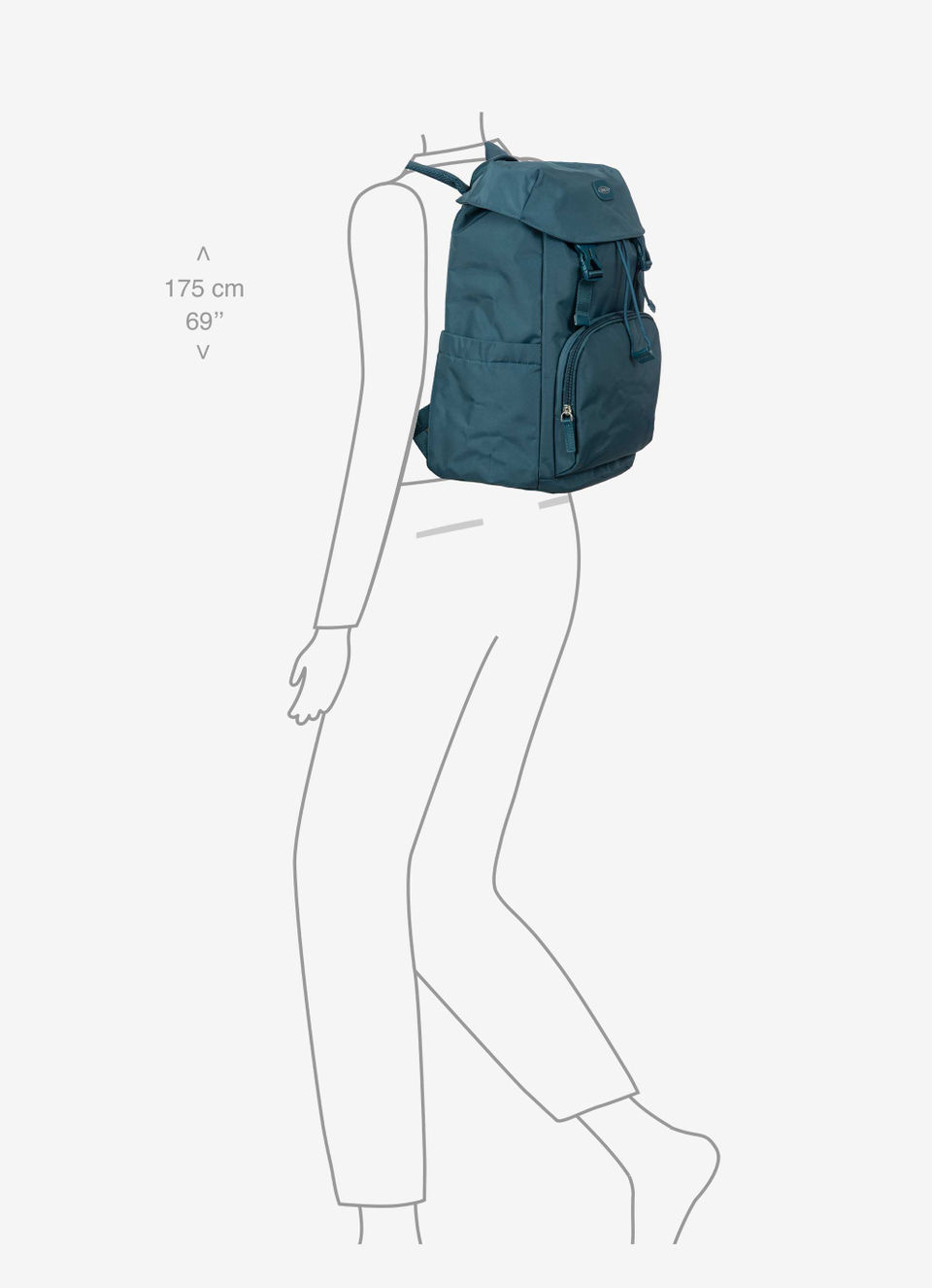 Monochrome backpack with computer compartment - Bric's
