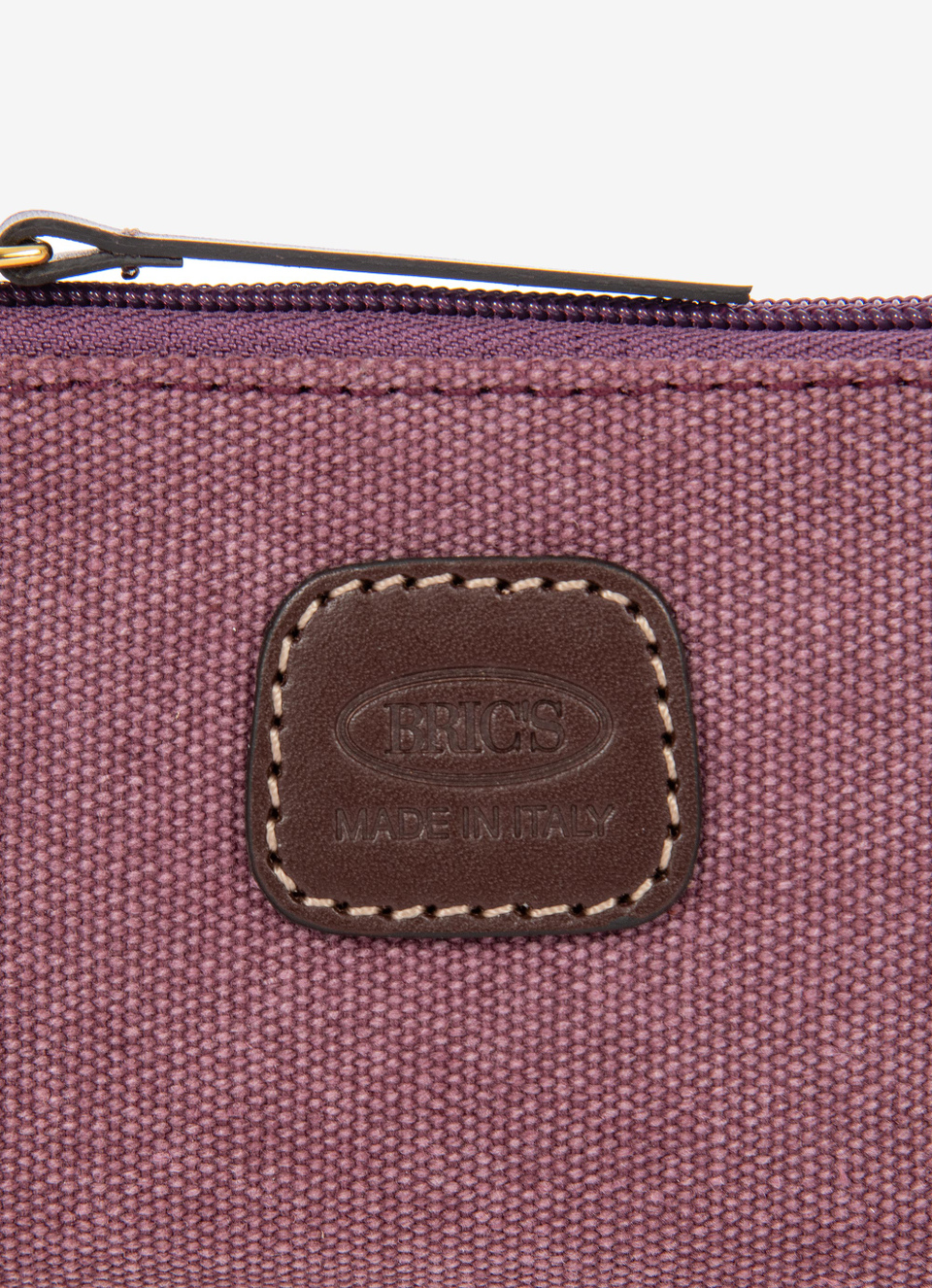 Coated canvas cotton mini pouch with small hook - Bric's