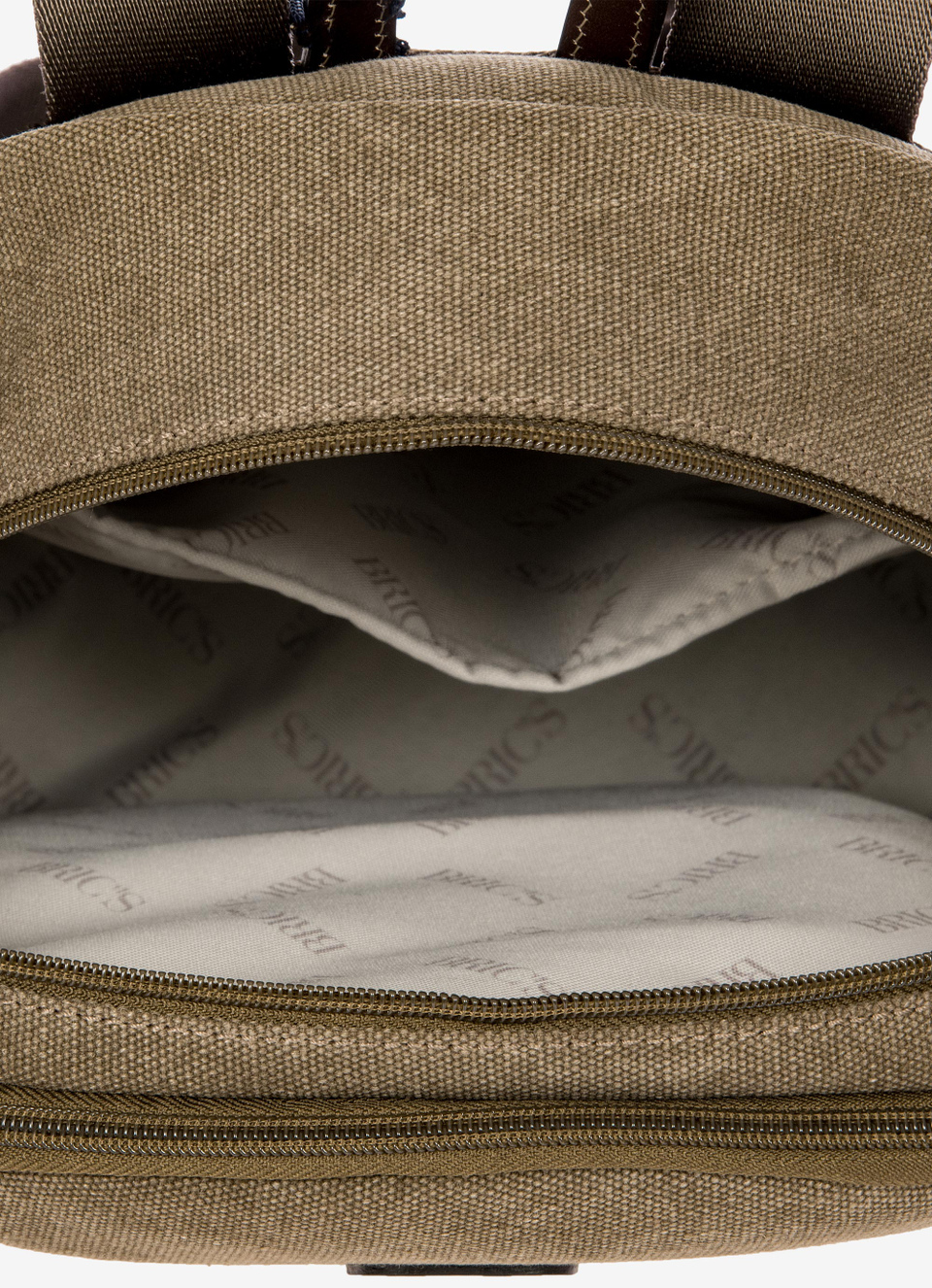 Coated canvas cotton small backpack Serena - Bric's