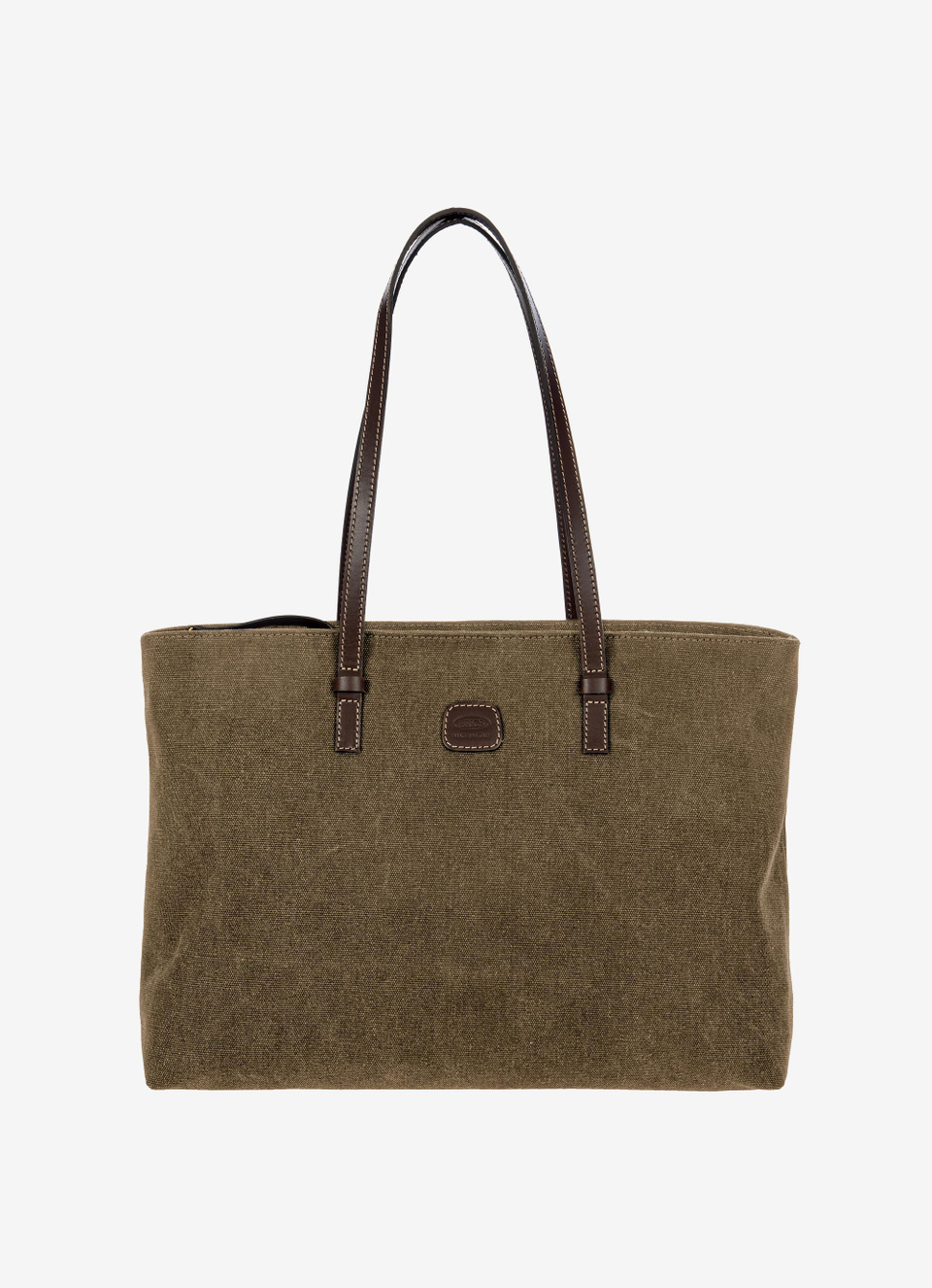 Coated canvas cotton shopping bag L - Bric's