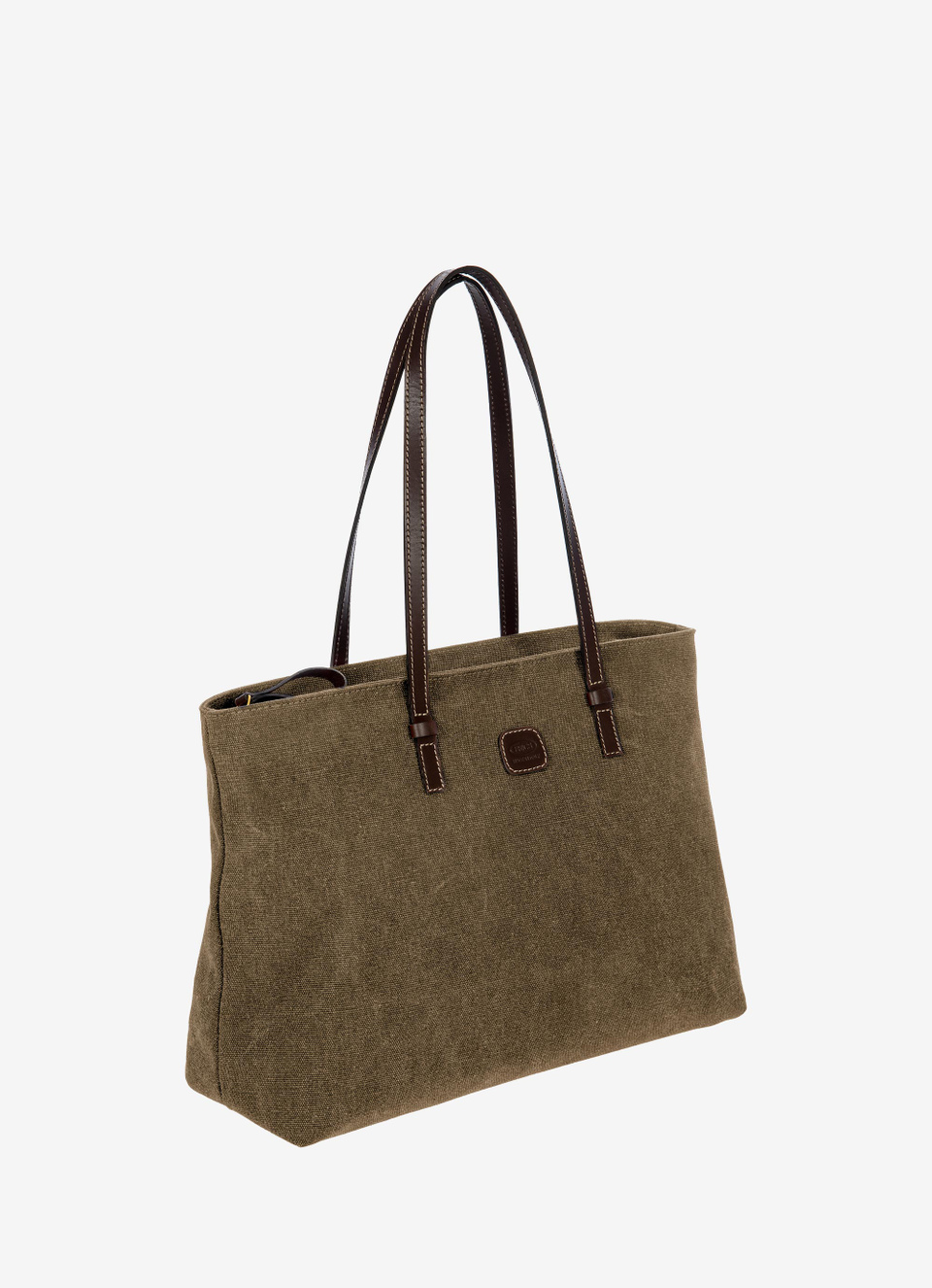 Coated canvas cotton shopping bag L - Bric's