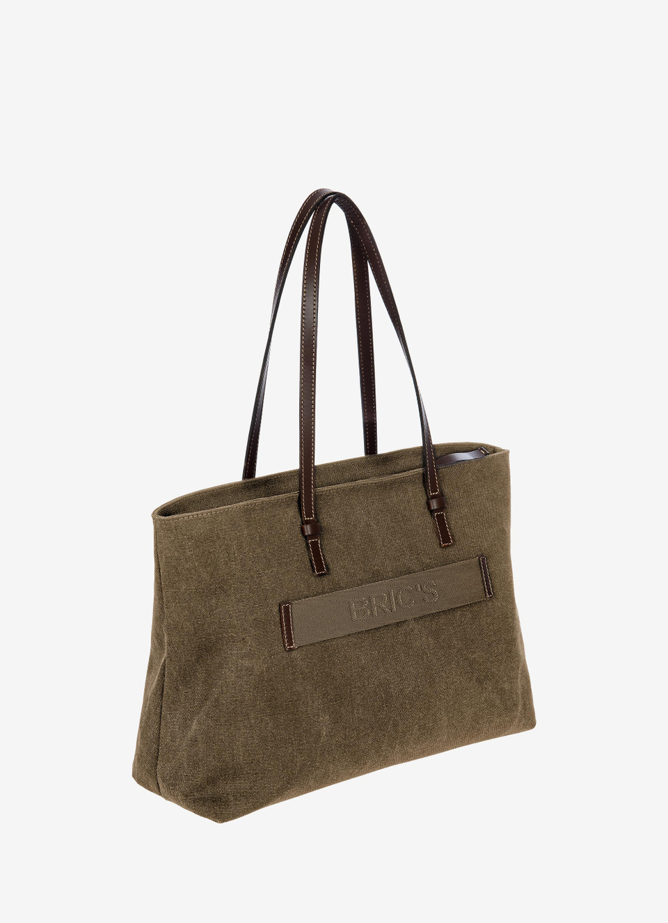 Coated canvas cotton shopping bag L - Bric's