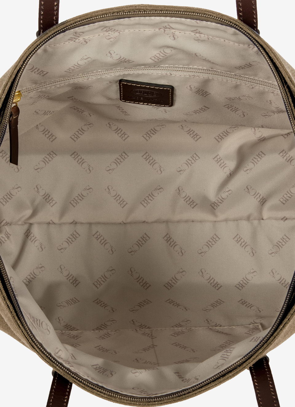 Coated canvas cotton shopping bag L - Bric's