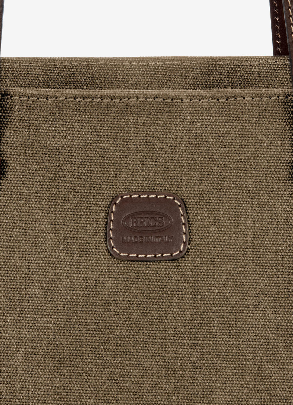 Coated canvas cotton shopping bag L - Bric's