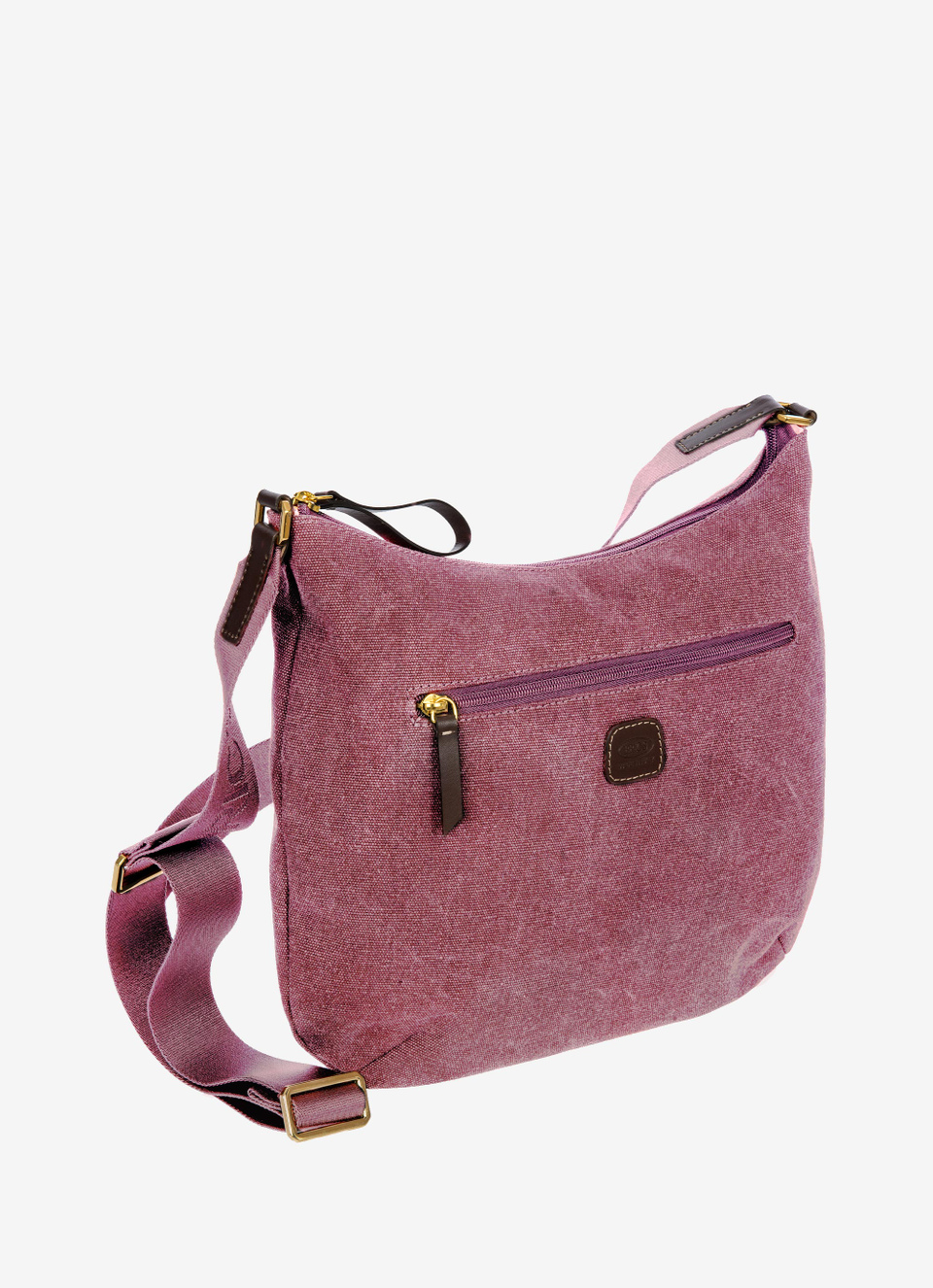 Coated canvas cotton flat shoulderbag - Bric's