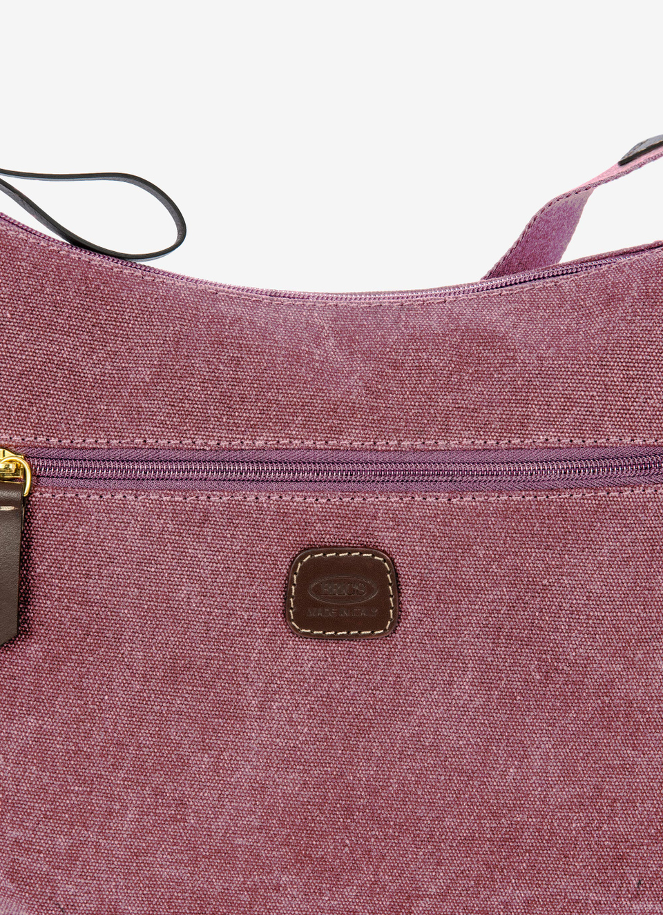 Coated canvas cotton flat shoulderbag - Bric's