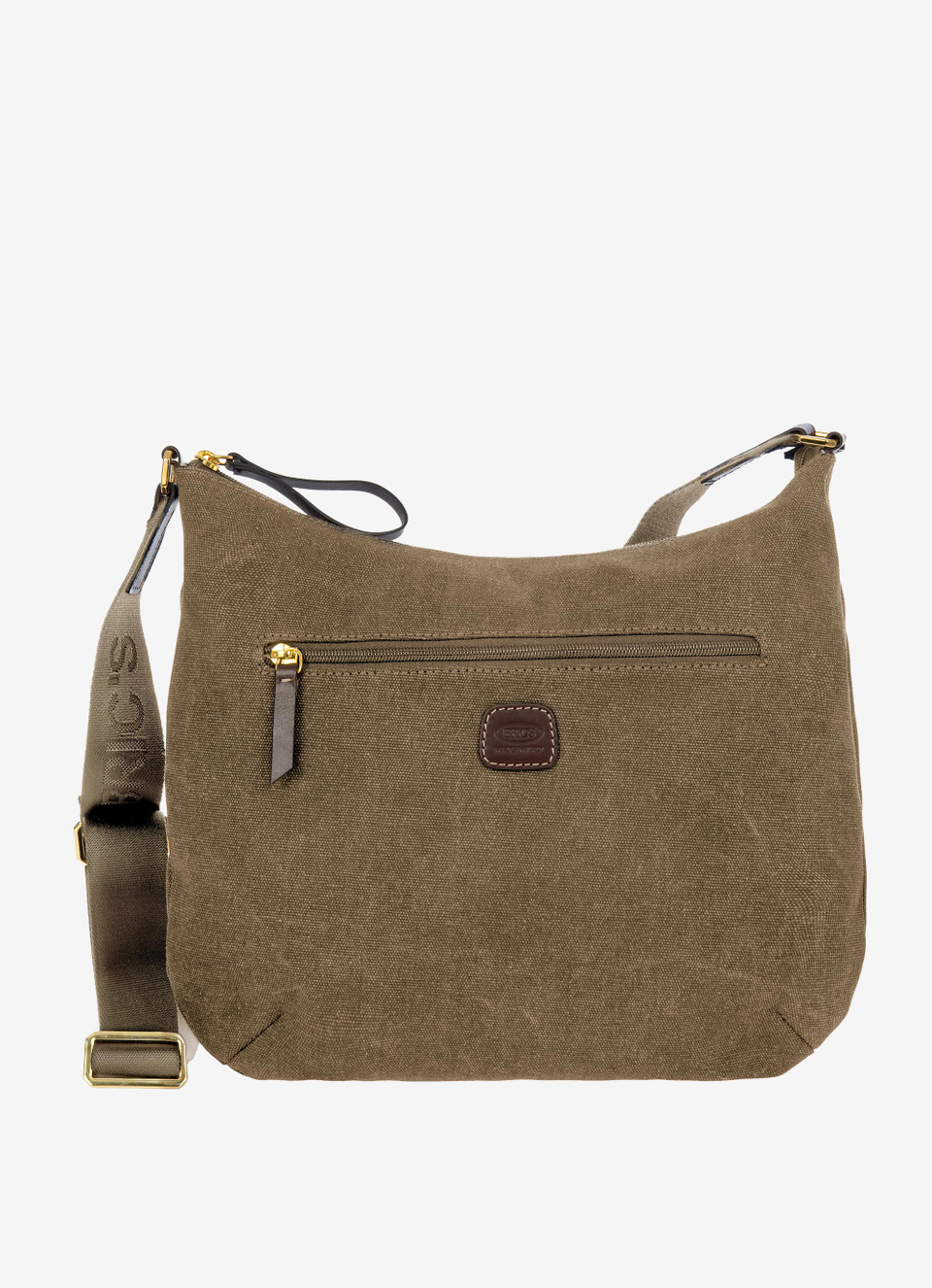 Coated canvas cotton flat shoulderbag - Bric's