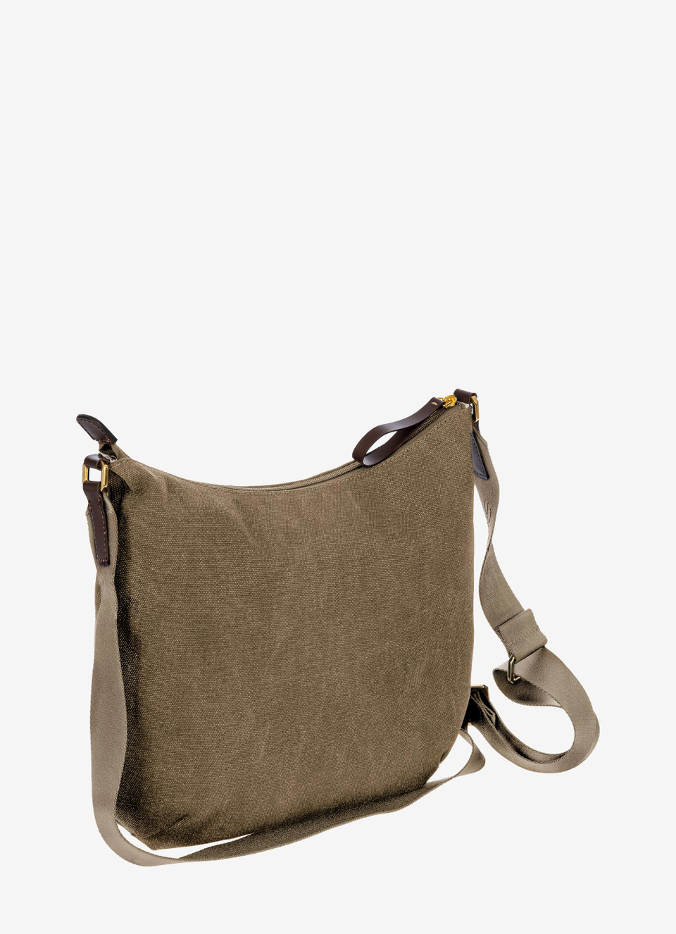 Coated canvas cotton flat shoulderbag - Bric's