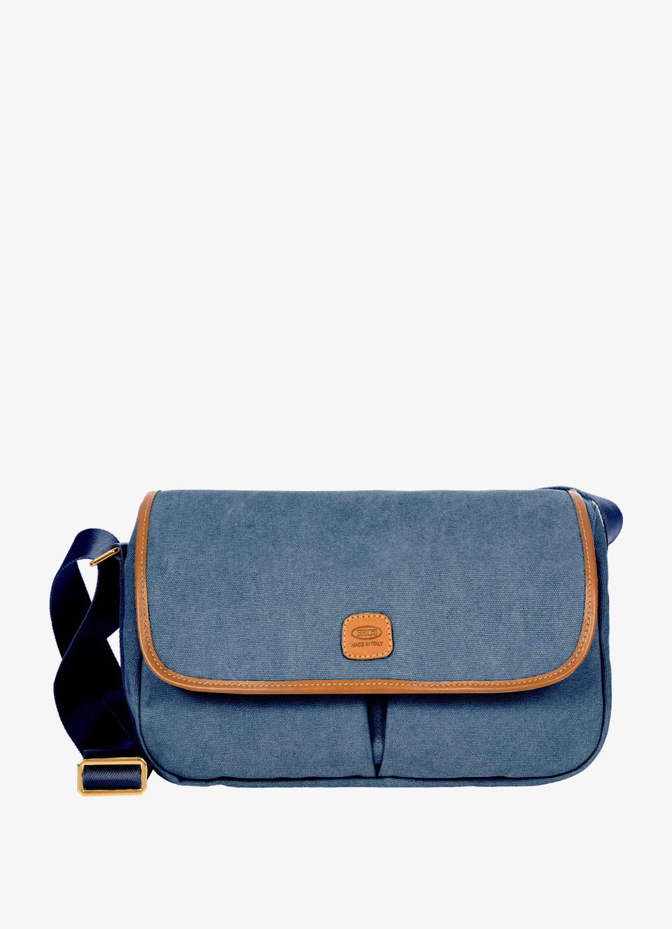 Cotton canvas messenger bag on sale