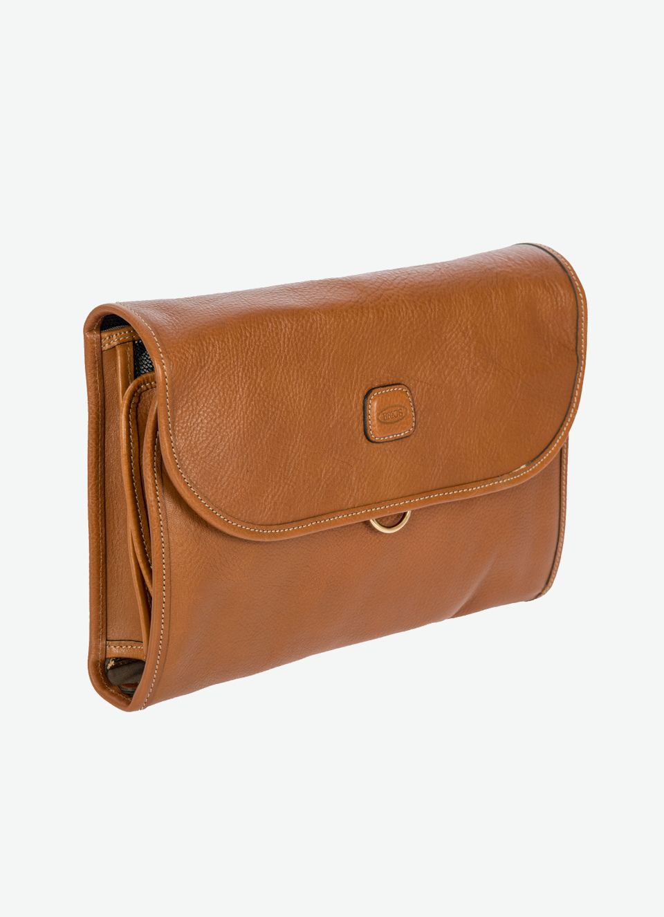 Trousse de toilette tri-fold Bric's en cuir - Bric's