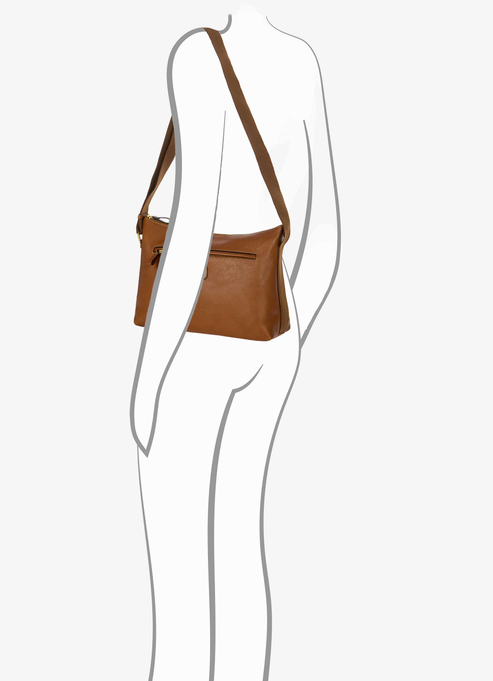 Large Life Pelle Marta Crossbody Bag - Bric's