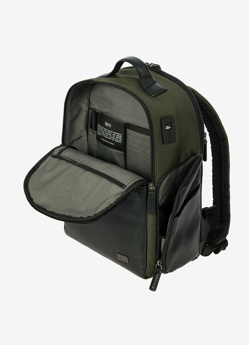 Sac à dos business M pour ordinateur portable avec adaptateur USB - Bric's