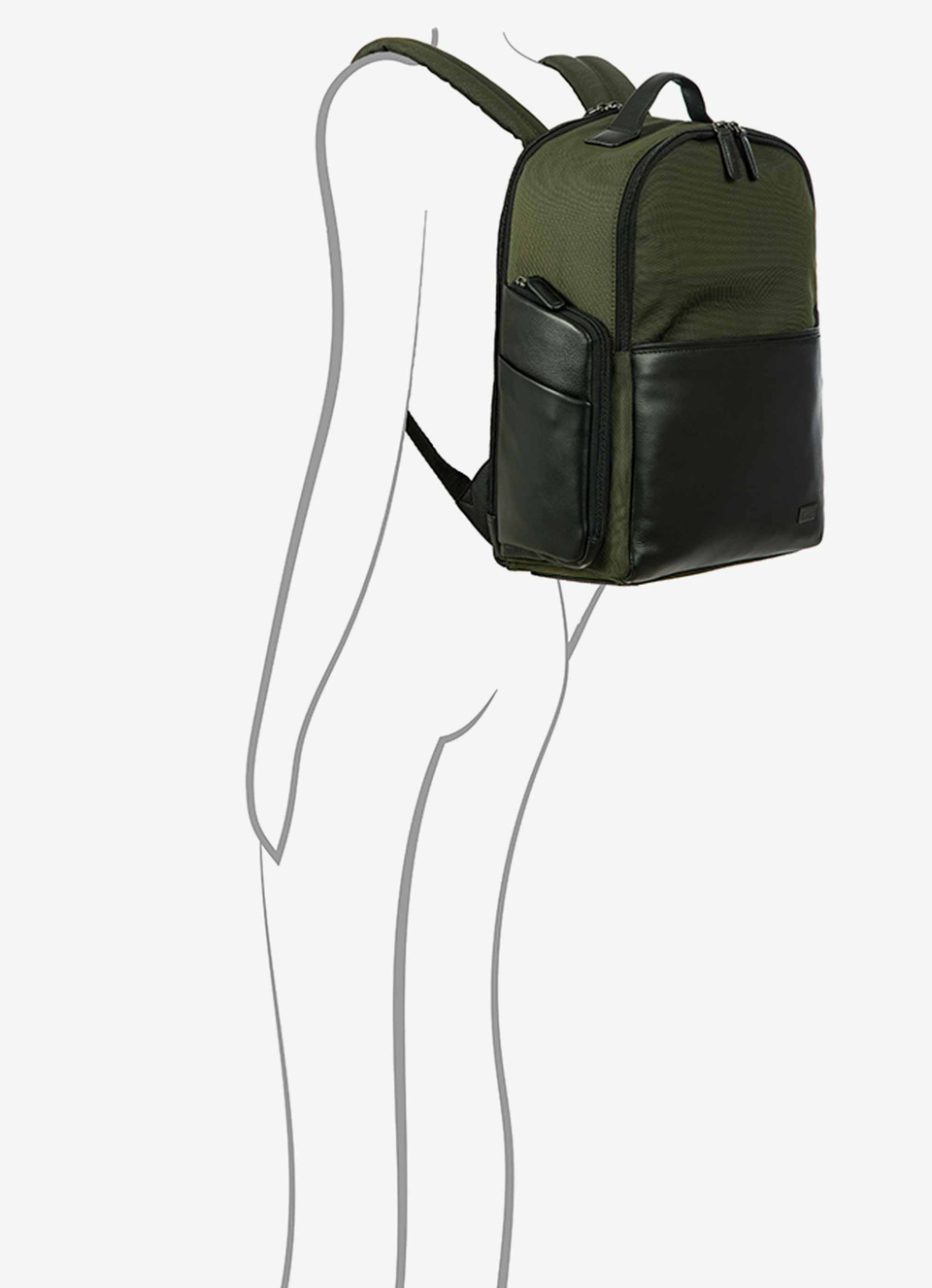Sac à dos business M pour ordinateur portable avec adaptateur USB - Bric's