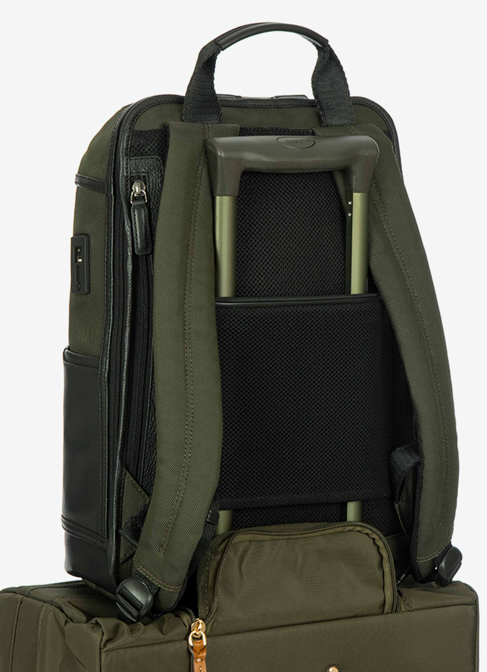 Sac à dos Urban en cuir et nylon, collection Monza - Bric's