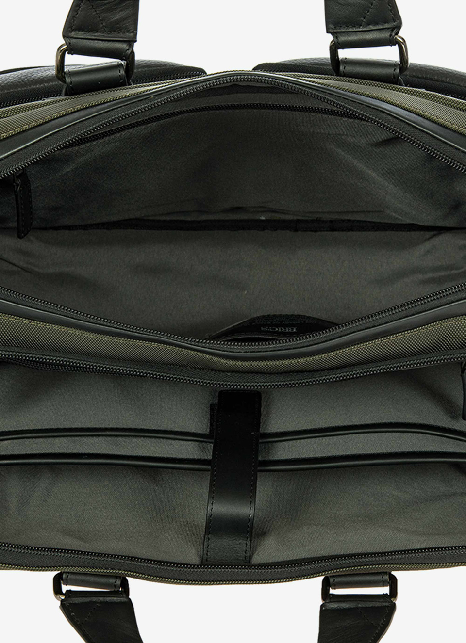 Sacoche ordinateur en cuir et nylon, collection Monza - Bric's